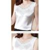 Fashion Lace Camisole Vest for Women In Summer, Satin V-neck Undershirt for Outerwear, Suit for Undersized Sleeveless Top