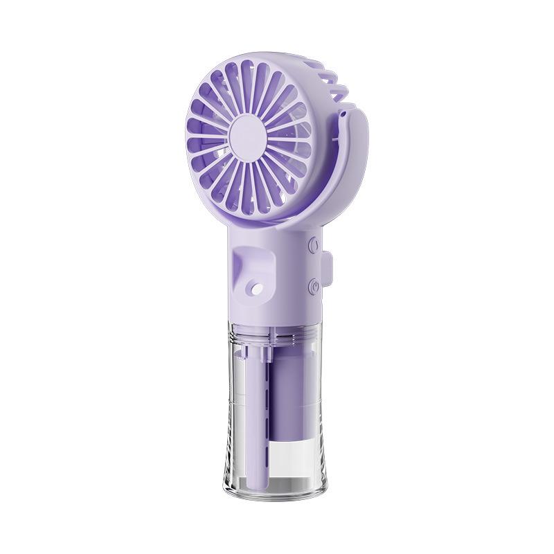 Portable Mini Cartoon Fan & Humidifier: Children's Handheld Water Spray
