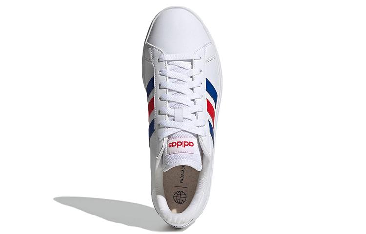 adidas Grand Court TD Cloud White Royal Blue Vivid Red