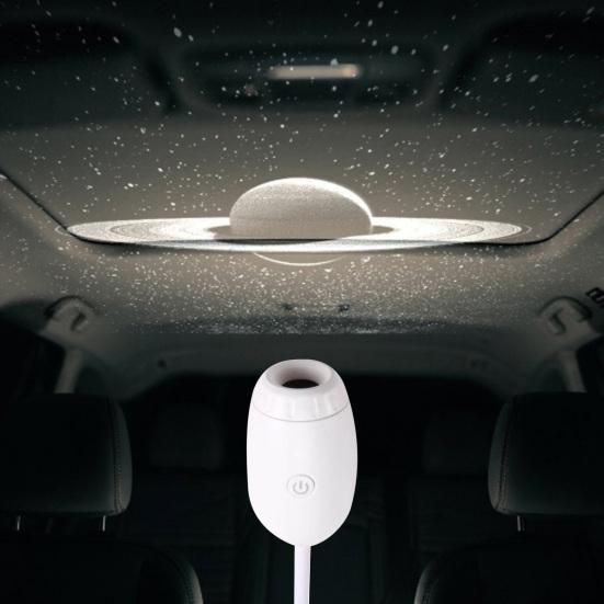 Starry Sky Projector Lamp Touch Control 2-in-1 Night Light USB Powered Adjustable Brightness Projection Light for Bedroom Car And Kids Gift