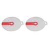 2Pcs Bowl Anti   Lid Mixer Bowl Cover Silicone Egg Whisk Splatter Guard Cover for Mixing Eggs Whipping Crm Frothing Milk