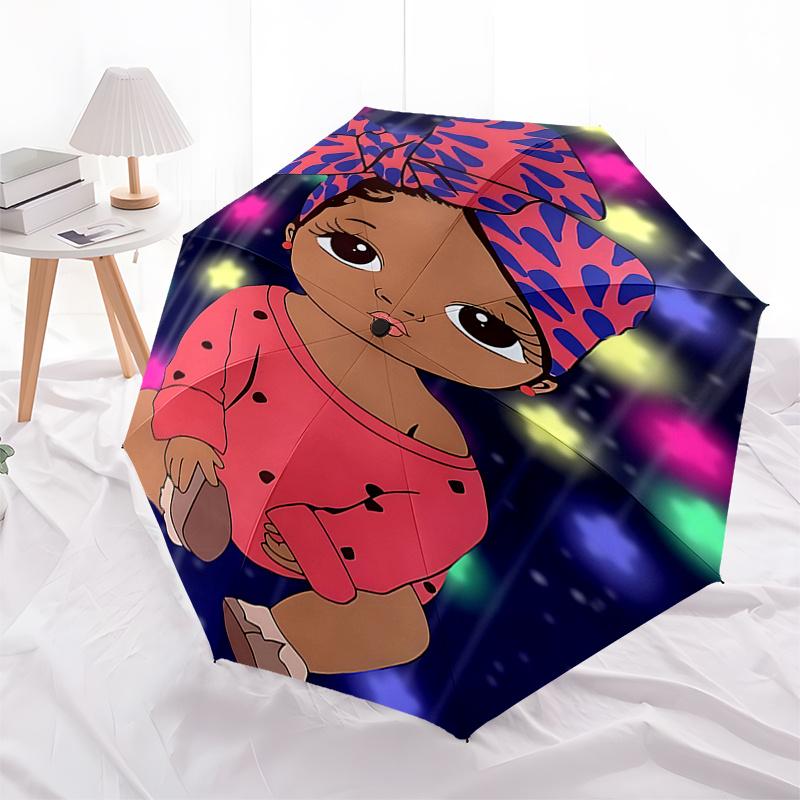 

Automatic Folding Umbrella with Leopard Print - Portable 3-Fold Design, 8-Bone Iron Frame, Perfect Gift for Fans and Travelers0104265a