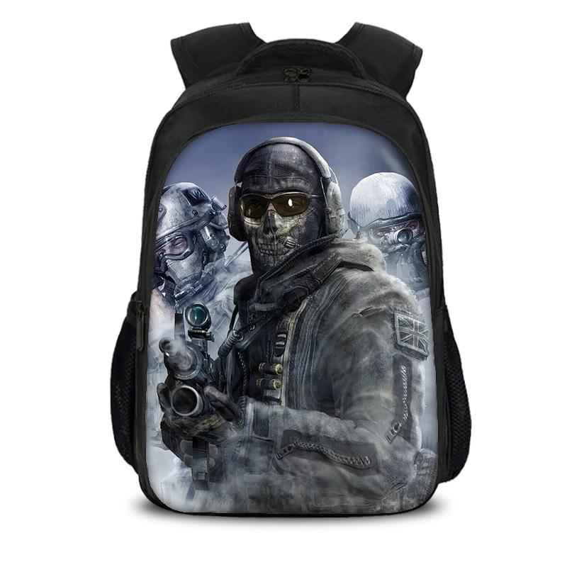 Call of Duty Double Layer Backpack Durable, Fashionable, Large Capacity School Boy and Girl Birthday Best Gift