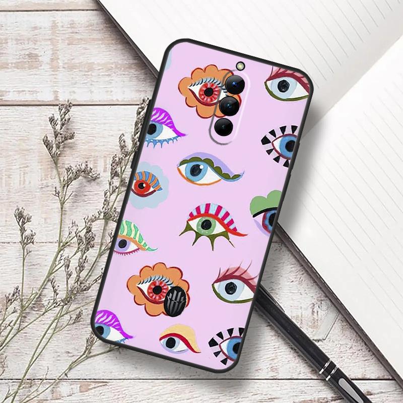 Lucky Eye Blue Evil Eye Print Case For ZTE Nubia Red Magic 11 10S 9S 8S 8 9 10 Pro Plus 7 6S 7S Pro RedMagic 10 Air Cover