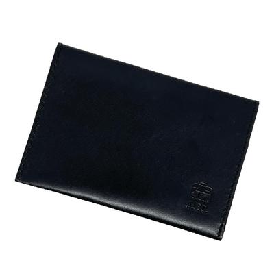 Slide Thumb Open Business Card Holder Thin 4mm Genuine Leather Can Be Removed In 1 Second Made In Japan Can Hold 50 Cards As a Present Gift [sion
