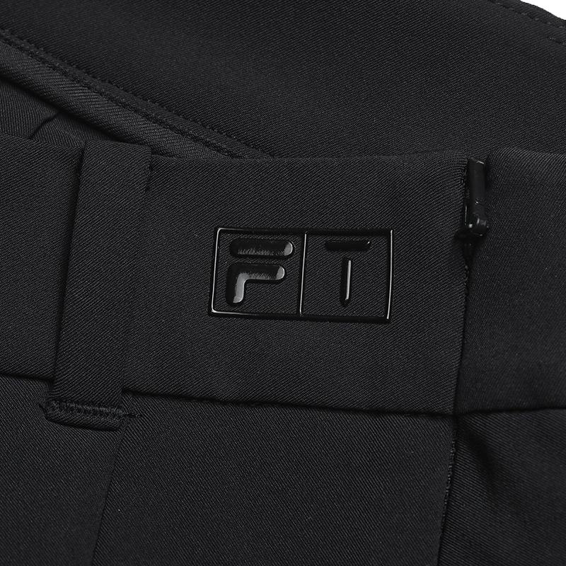 FILA Golf Series Simple Fashion Pleated Casual Skirt Women skirts Deep-Black A11W625305FBK