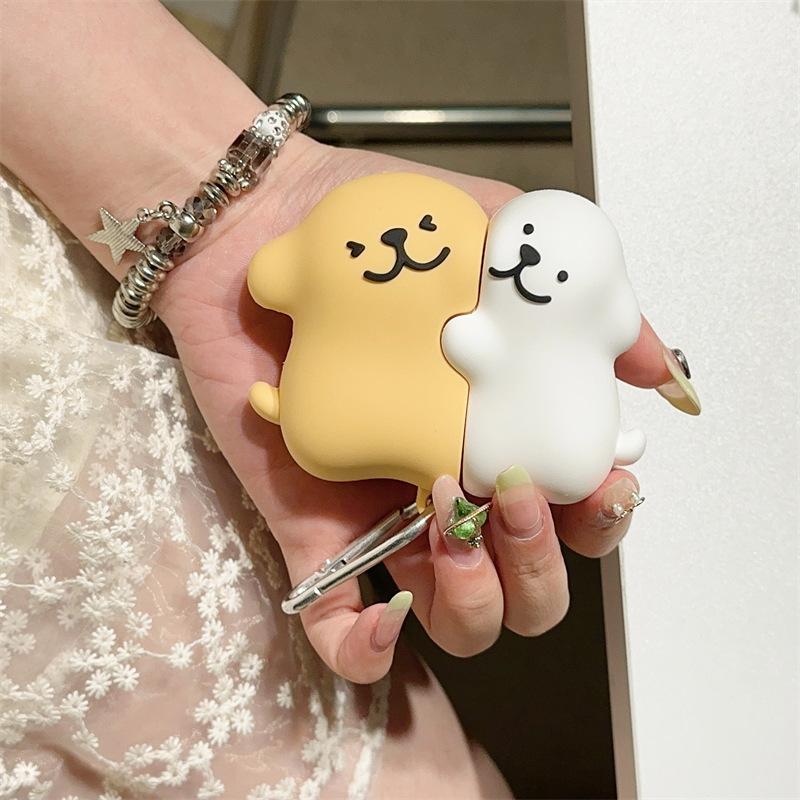 Custodia protettiva in silicone per AirPods 4 Apple Bluetooth Headset Cover Pro2 3a generazione, carina e adatta alle ragazze