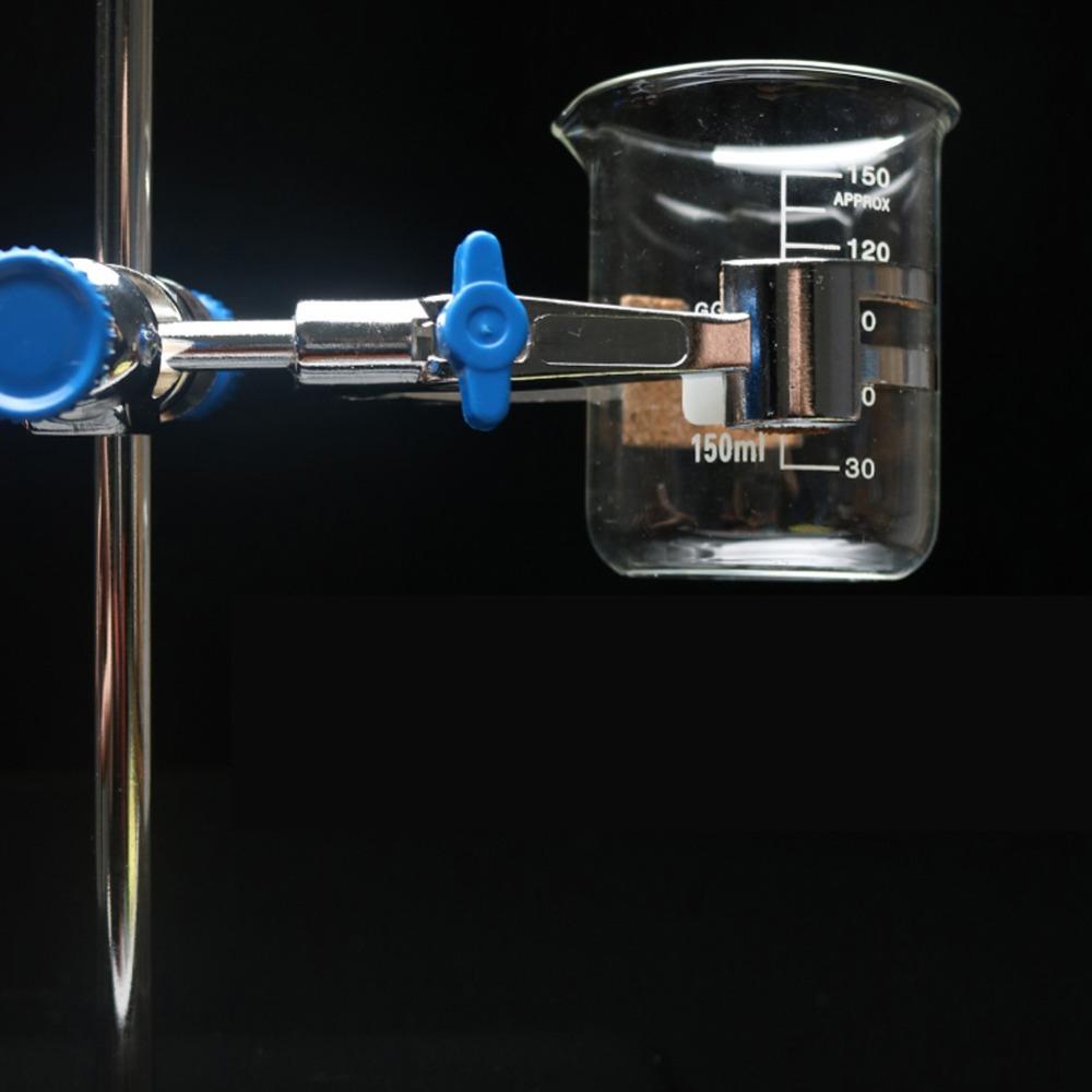 Anti Slip Pad Lab Flask Clamp Zinc Alloy Beaker Holder Condenser Clamp Lab Testing