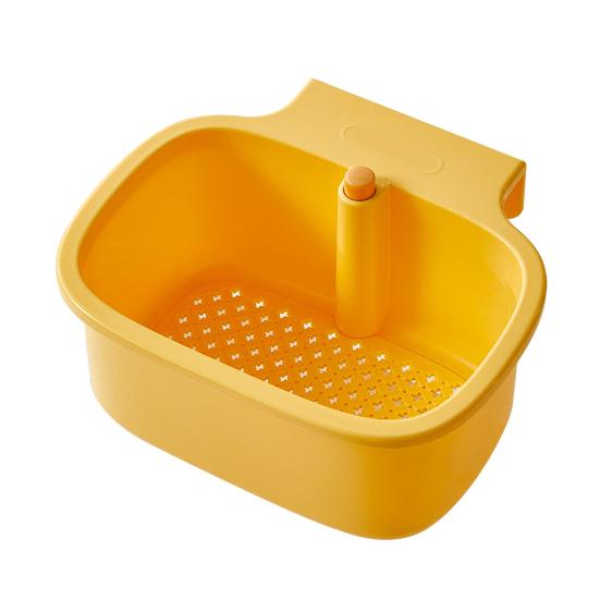 Drain Basket with Separation Filter Design Quick Filtration Press Open Cover 2-in-1