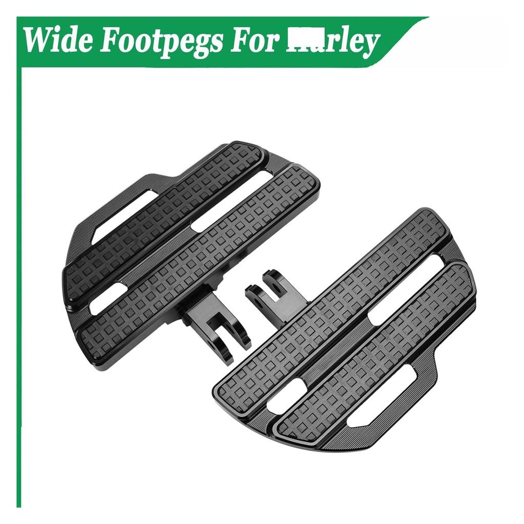 Motorcycle Front Wide Foot Pegs Footboards for Harley RH1250S, Breakout, Low Rider, Street Bob,
