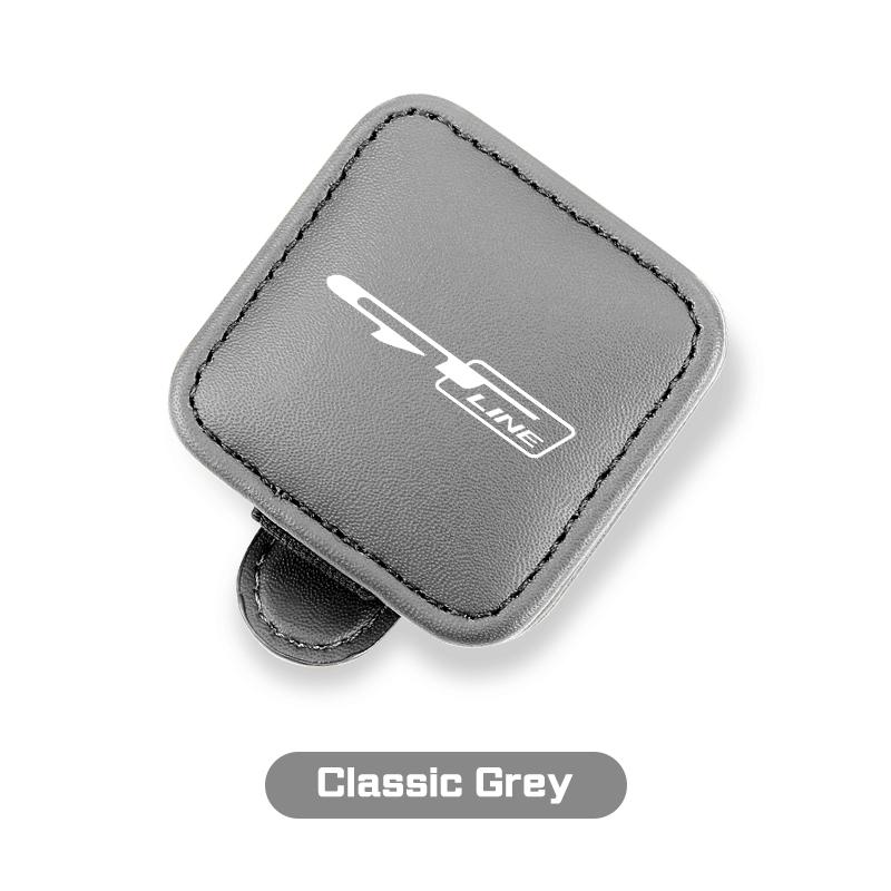 Leather Car Visor Glasses Clip For KIA Rio 5 Ceed Cerato K2 K3 K4 Sportage Picanto Optima Sorento Sunglasses Holder Accessories