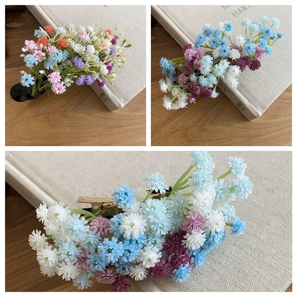 Bohemian Starry Sky Flower Hair Clip Fairy Bride Hair Accessories Vintage Thai Hairpin  Daily