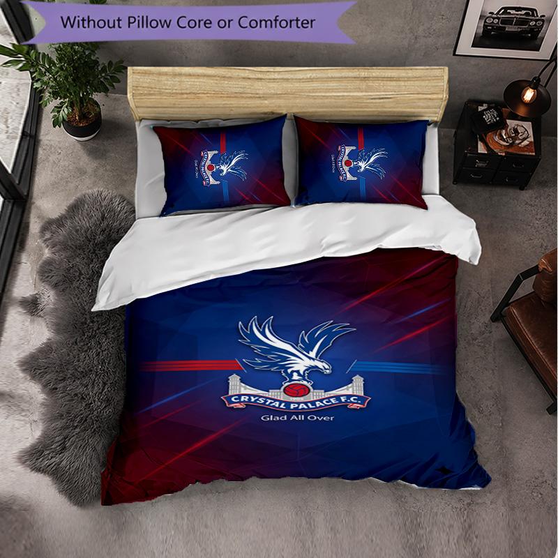 Crystal Palace Themed Bedding 3Pcs Duvet Cover Set Decorative Bed Linen For Teen Room Home Decoration