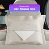 Car Interior Tissue Bag Leather For BYD ATTO3 Tang F0 I3 Seal DM-I Song Plus Han Qin Dolphin S6 Car Seat Back Napkin Storage Bag