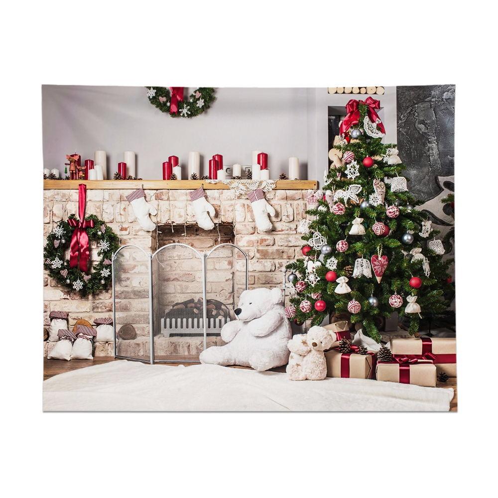Cross-border Christmas Hanging Cloth Wall Starry Sky Background Cloth  Printed Tapestry