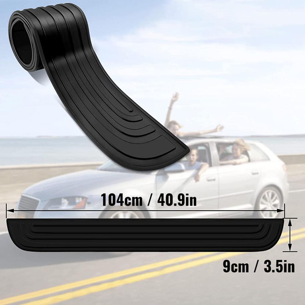 

Universal Anti-Collision Rubber Protector Strip Anti-Scratch Car Rear Bumper Guard Plate Cover Trim Car Trunk Strip Car Styling