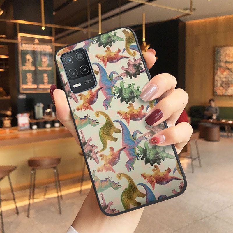 Cover Cartoon Dinosauri guscio Copertura per telefono Per oppo Realme 8Pro 6PRO 6i 7pro 9i 9pro C11 C21Y C21 C25Y C25S C3 Q3S XT Custodie coque