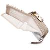 HENLY COAT Women's Anaconda Diamantina Zip-Around Bifold Wallet, Italian-Made Cowhide Leather, Feng Shui Design, Gift Boxed (RocciaBeige)