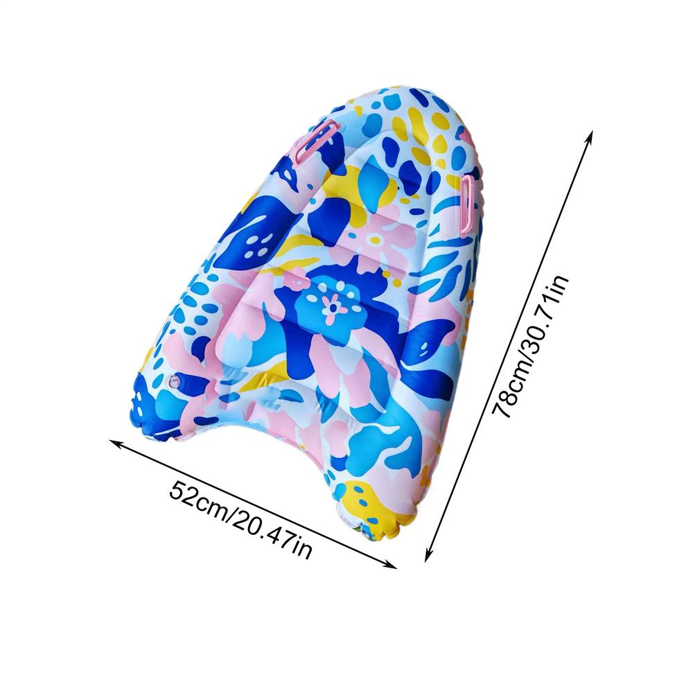 PVC Inflatable Surfboard With Handle Floating Surfboard  Folding Surfing Body Board Summer For Beach Swimming Floating