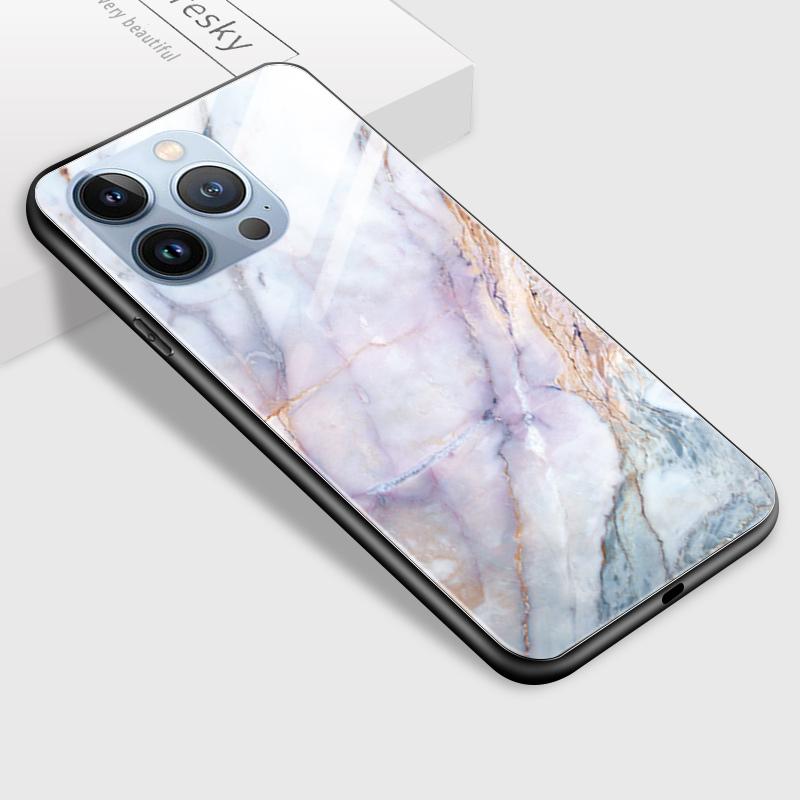 Tempered Glass Phone Case For Samsung A12 A16 A32 A53 S20FE S23 S25 Honor20 X6A 90Lite 9X Huawei Y9Prime2019 P30Lite Soft Edge Shockproof Smooth Shell