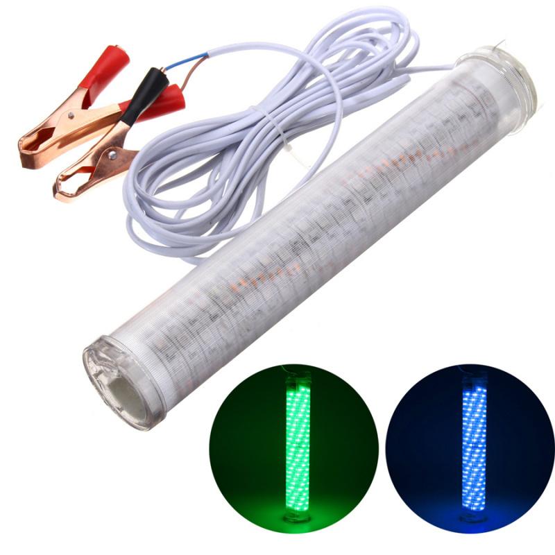 30W Led Green Underwater Submersible Night Fishing Light  Fish Attractant Lamp