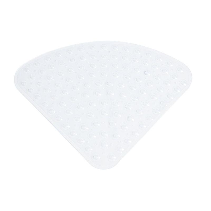 PVC Scalloped Bathtub Mat, Safety Shower with Drain Hole, Bathroom Mat, Creative Foot Mat, Easy to Clean, Washroom Mat