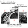 Dustproof Caps Tire Accessory Airtight Seal Stem Cover Car Tire Valves Stem Caps Car Tyre Air Pressure Caps with Pattern