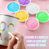 15-Grid Mixed Color 3mm Flat-bottom Resin Rhinestones DIY Nail Art Set