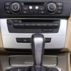 For BMW 3 Series E90 2005-2012 ABS Car Center Console Air Conditioning Volume Knob Decorative Frame Sticker Car Accessories