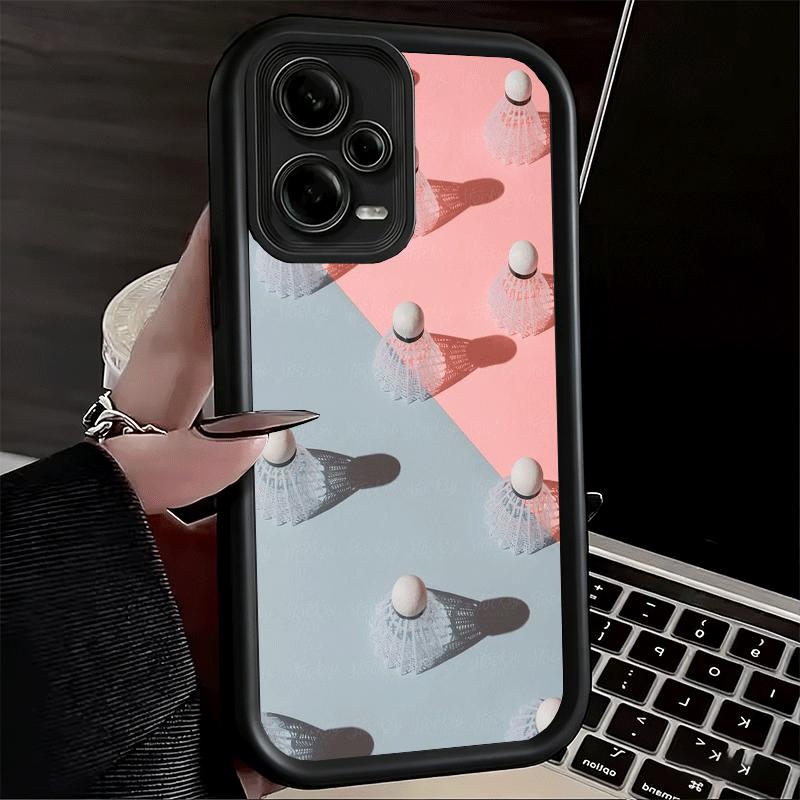 Phone Case for Xiaomi Redmi Note 15 14 13 Pro Plus Badminton Sport Shell 12S 11 11S 11T 5G 14S Soft Silicone Funda