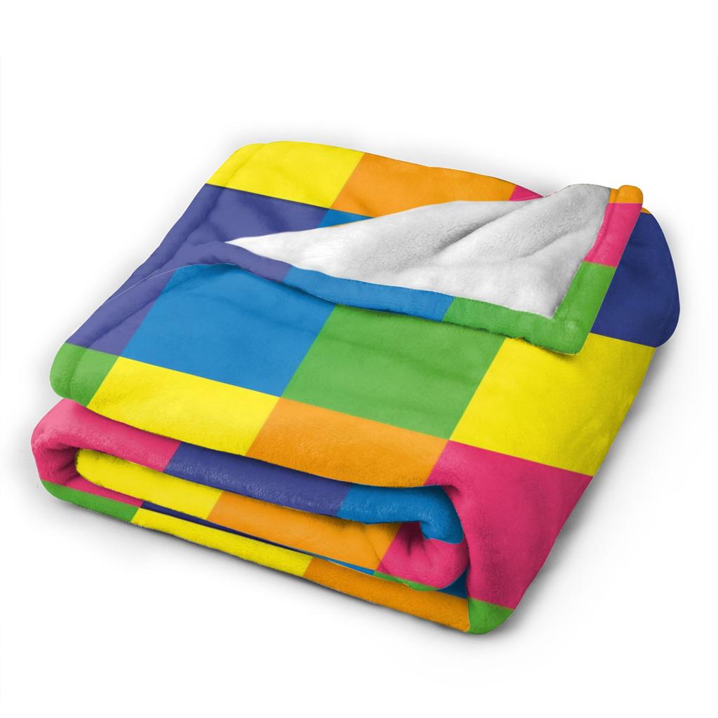 Palette Color Blanket Quality Warm Bedding Throws Winter Plane Travel Chair Sofa Bed Novelty Bedspread