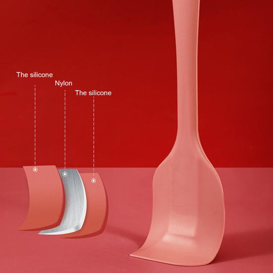 Tårtskrapa Formning Flexibel Integrerad Silikon Hänghål Multifunktionell Krämspatel för Hemmet