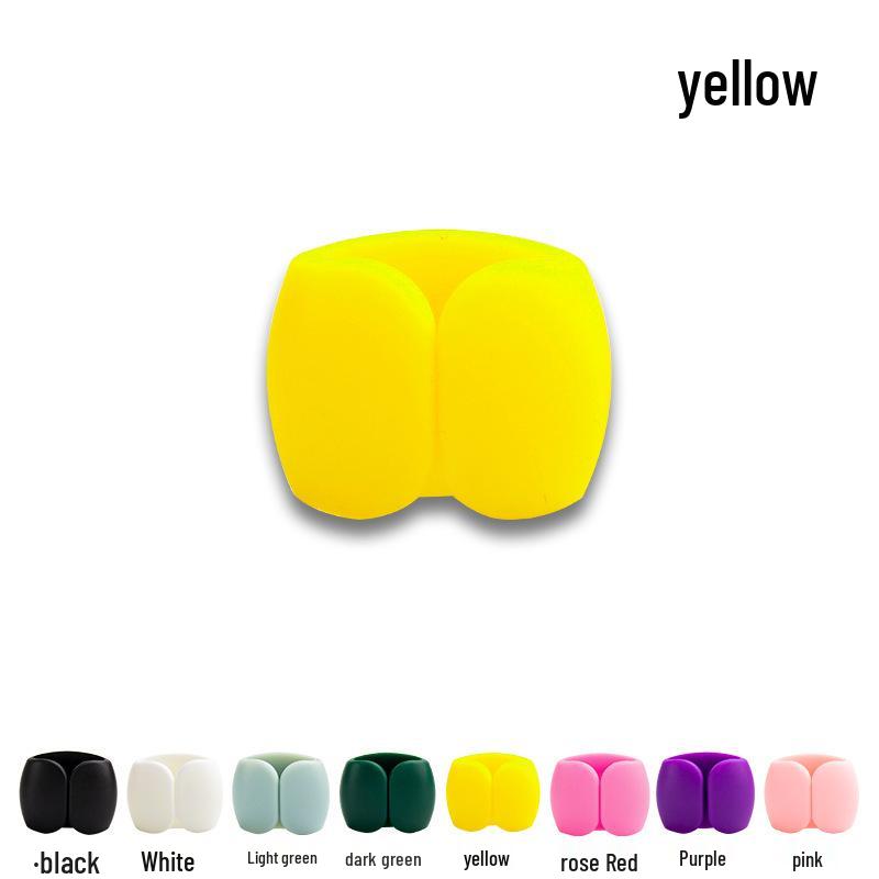 Multi-Hole Self-Adhesive Cable Organizer and Power Cord Holder