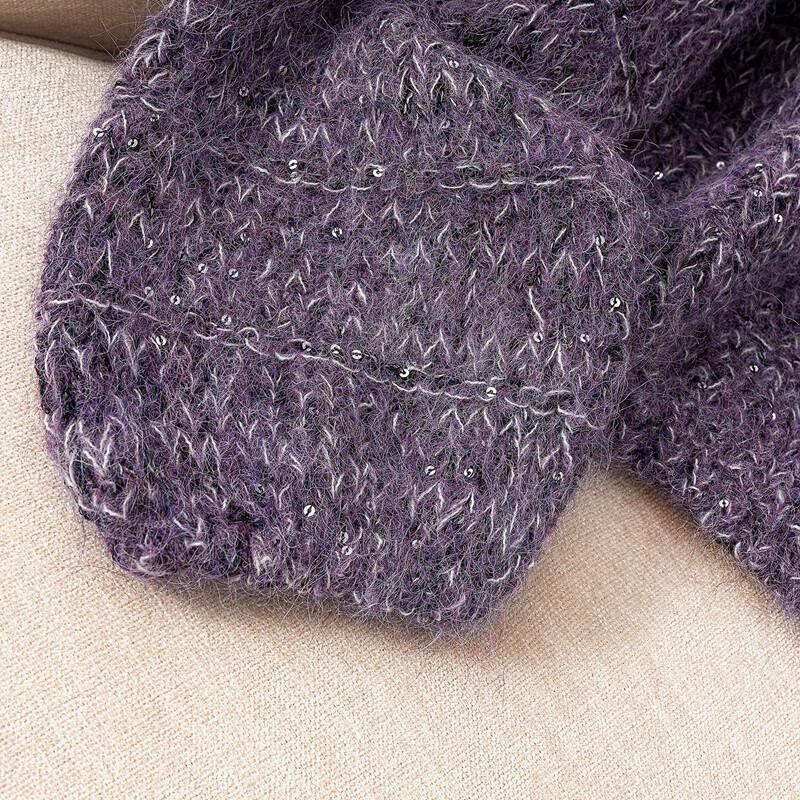 Silkbay Women's Wool Blend Knitted Sweater