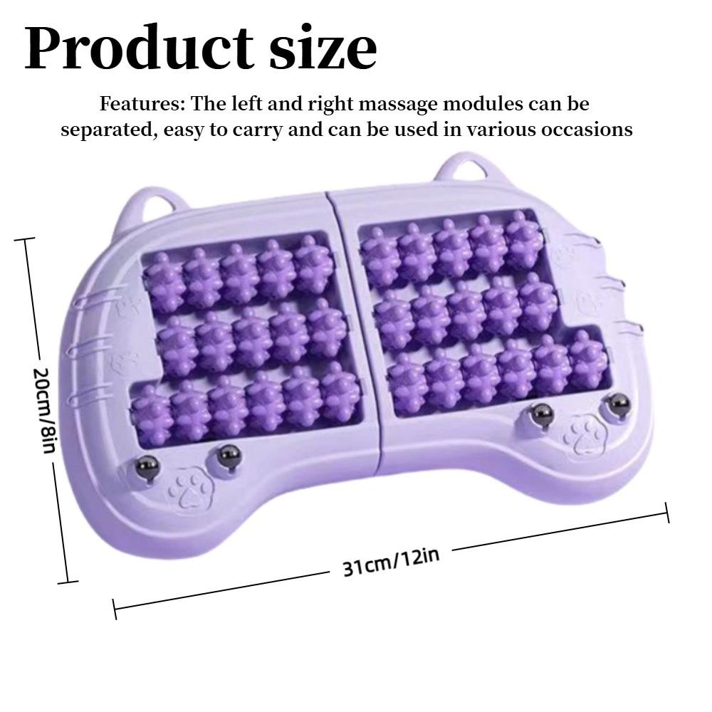 Split Type Foot Massager Roller Improved Circulation Pain Relief Foot Acupoint Massager Acupressure Therapy Portable