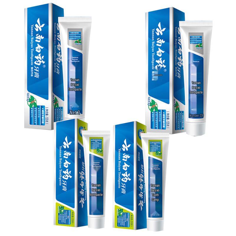 Yunnan Baiyao Gum Care Toothpaste - Mint & Wintergreen 4-Pack