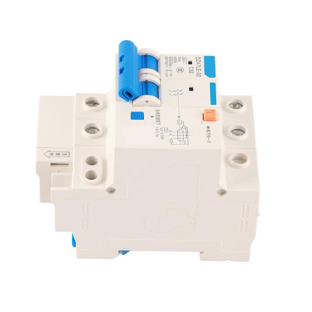 DZ47LE‑32 2p N C32 RCD Fehlerstromschutzschalter 32A 30mA
