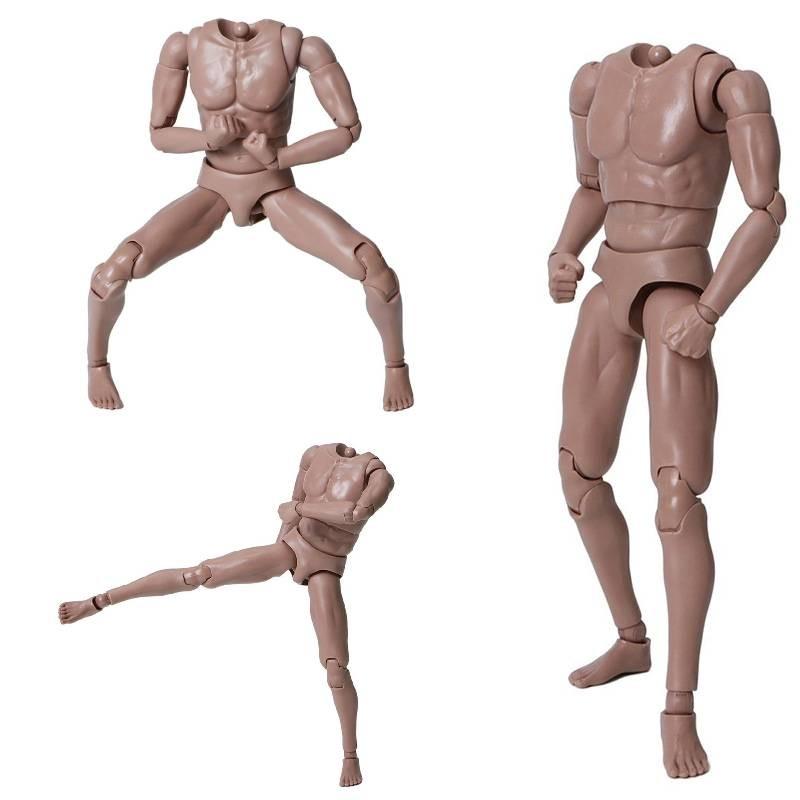 16 Scale Male Nude Body Muscular Mans Action Figure For Tc Dragon Soldier Toy