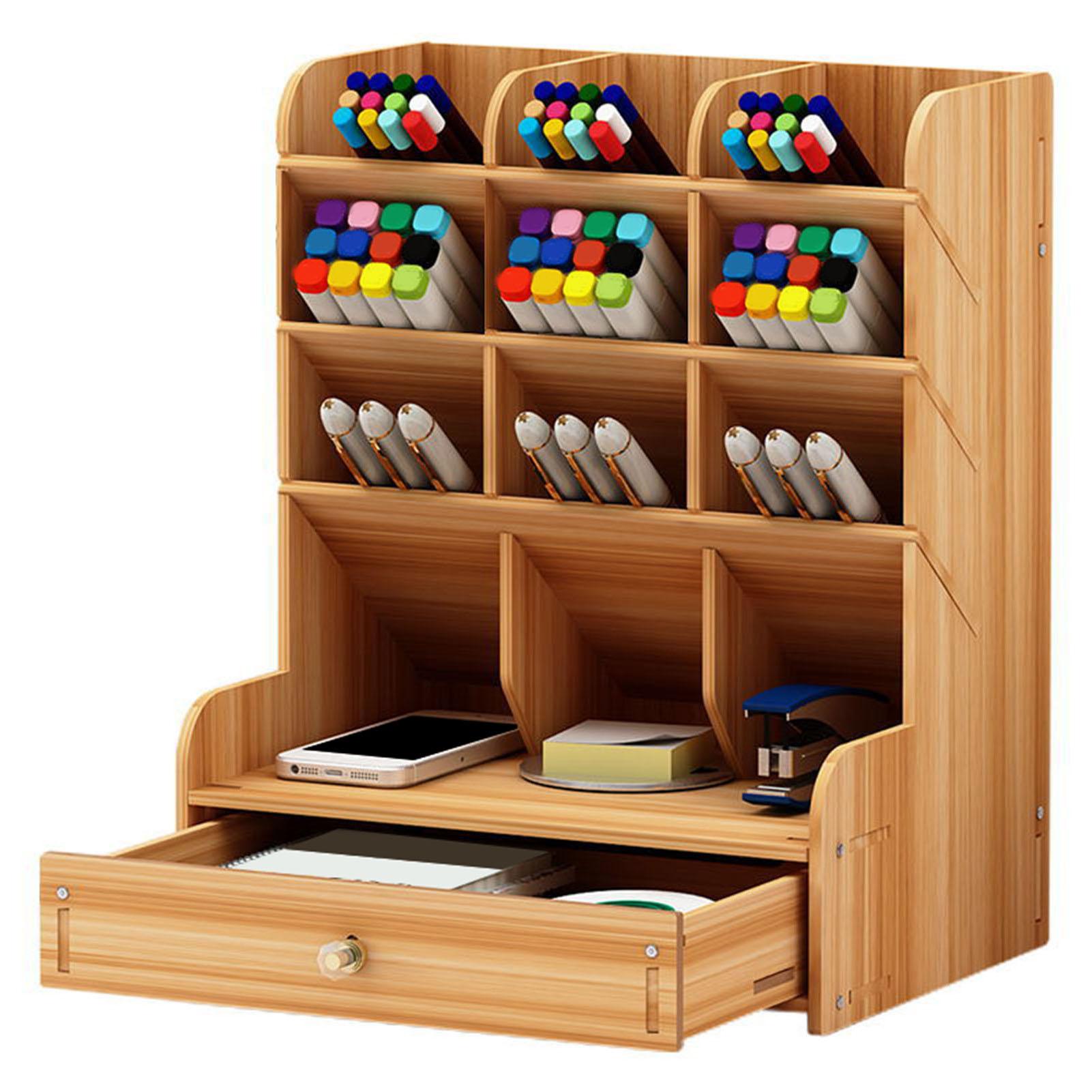 

Органайзер для ручек большой вместимости с несколькими отделениями, прочная конструкция, органайзер для маркеров для офиса