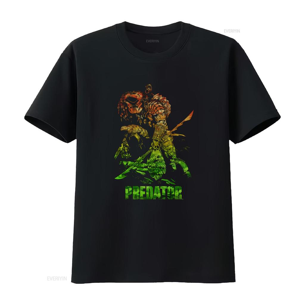 Predator Camo T Shirt Licensed Sci Fi Alien Movie Retro Classic Black vintage Washed fashion Slightly designer clothes Unisex