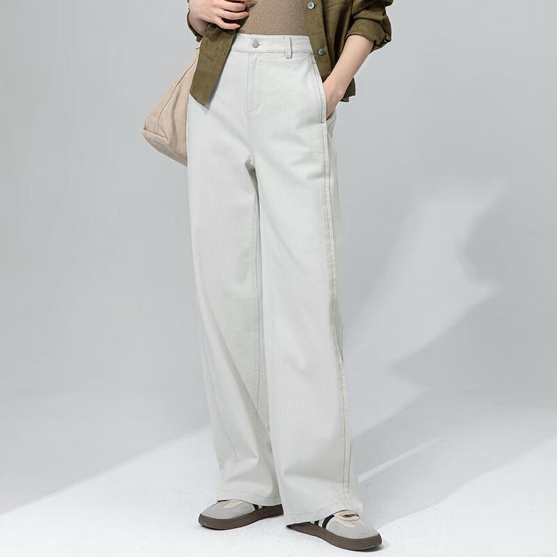 Women's High-Waist Loose Straight Wide-Leg Jeans