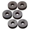 6PCS Reticulated Knurling 0.5/1.0/2.0mm Embossing Wheel +1PCS Lathe Tool Holder High-selling Tool Accessories