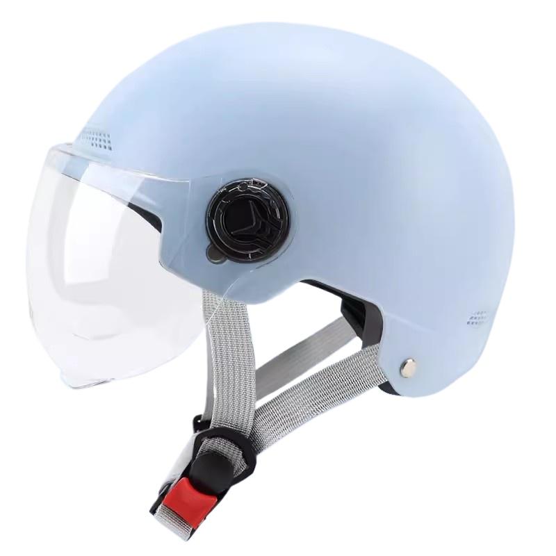 Electric Car Helmet Four Seasons Men's and Women's Universal Summer Motorcycle Half Helmet Battery Car Safety Helmet