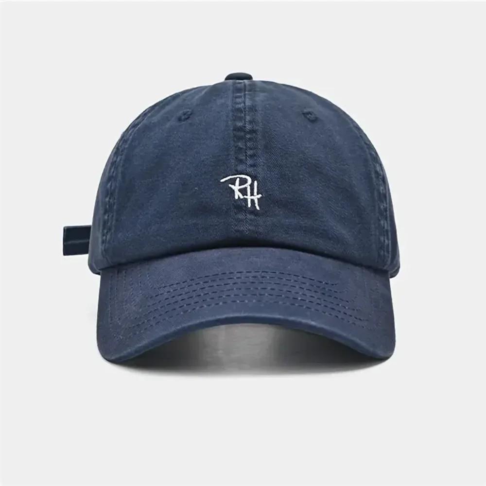 Letter Embroidery Baseball Cap for Men Women Fashion Adjustable Unisex Outdoor Sports Sun Hat Casual Solid Color Trucker Hat