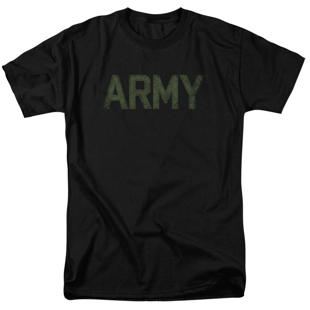 

U.S. Army Typed Logo T Shirt Licensed United States Armed Forces USA Black XL