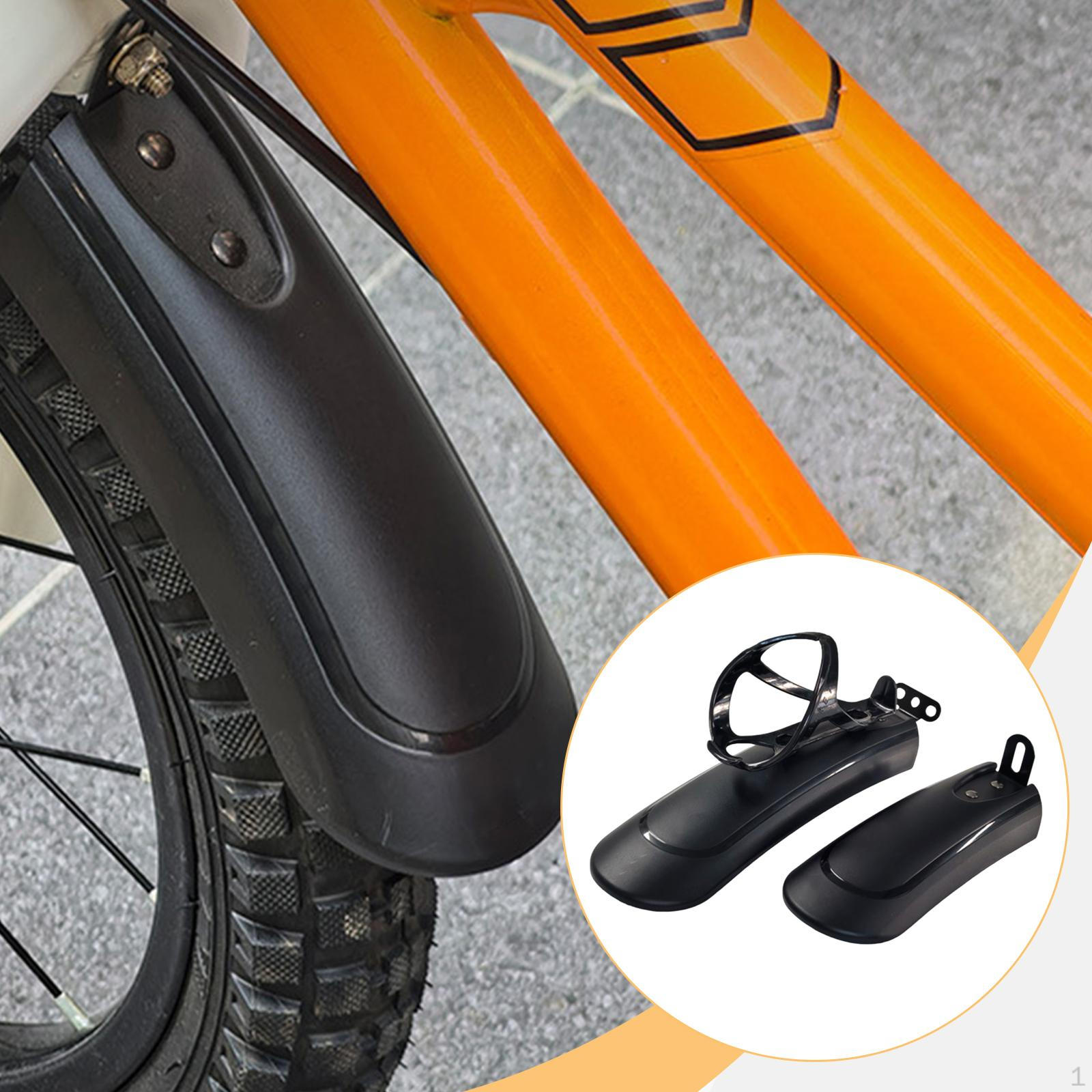 

Kids Bike Front Rear Fenders Mudguards Accessories Easy Installation Repair Parts Sturdy Small