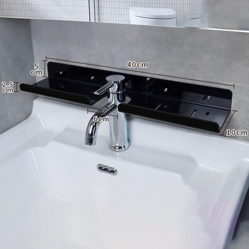 Acrylic Bathroom Shelf Organizer Over The Faucet,Bathroom Sink Shelf Over Faucet,Countertop Organizer Kitchen Above Sink Rack