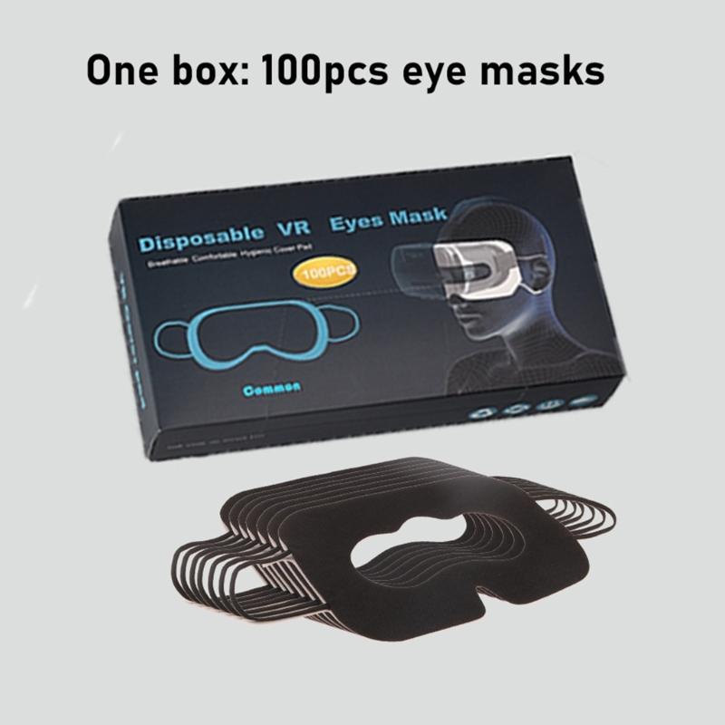 Disposable Immersive Technology Unit Face Cover 100 Count Breathable Nonwoven Fabric For Pico4 And Other Comparable Devices