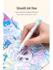 Blue Fruit M510 Soft Head Acrylic Marker Pen Set - 9 Colors for Art, Painting, and Graffiti