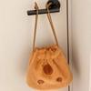 Plush Capybara Capybara Plush Shoulder Bag Large Capacity Cartoon Crossbody Bag  Couple
